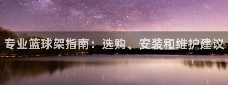 长征登场之类的广告词：专业篮球架指南：选购、安装和维