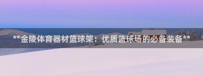 长征娱乐脚本下载：**金陵体育器材篮球架：优质篮球场