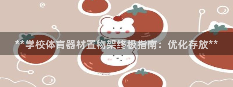 长征开业：**学校体育器材置物架终极指南：优化存放*